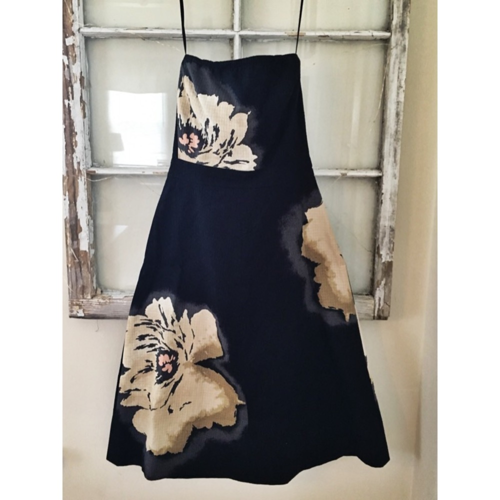 J.CREW, Strapless Dress, Size 2 100% Cotton, Lined